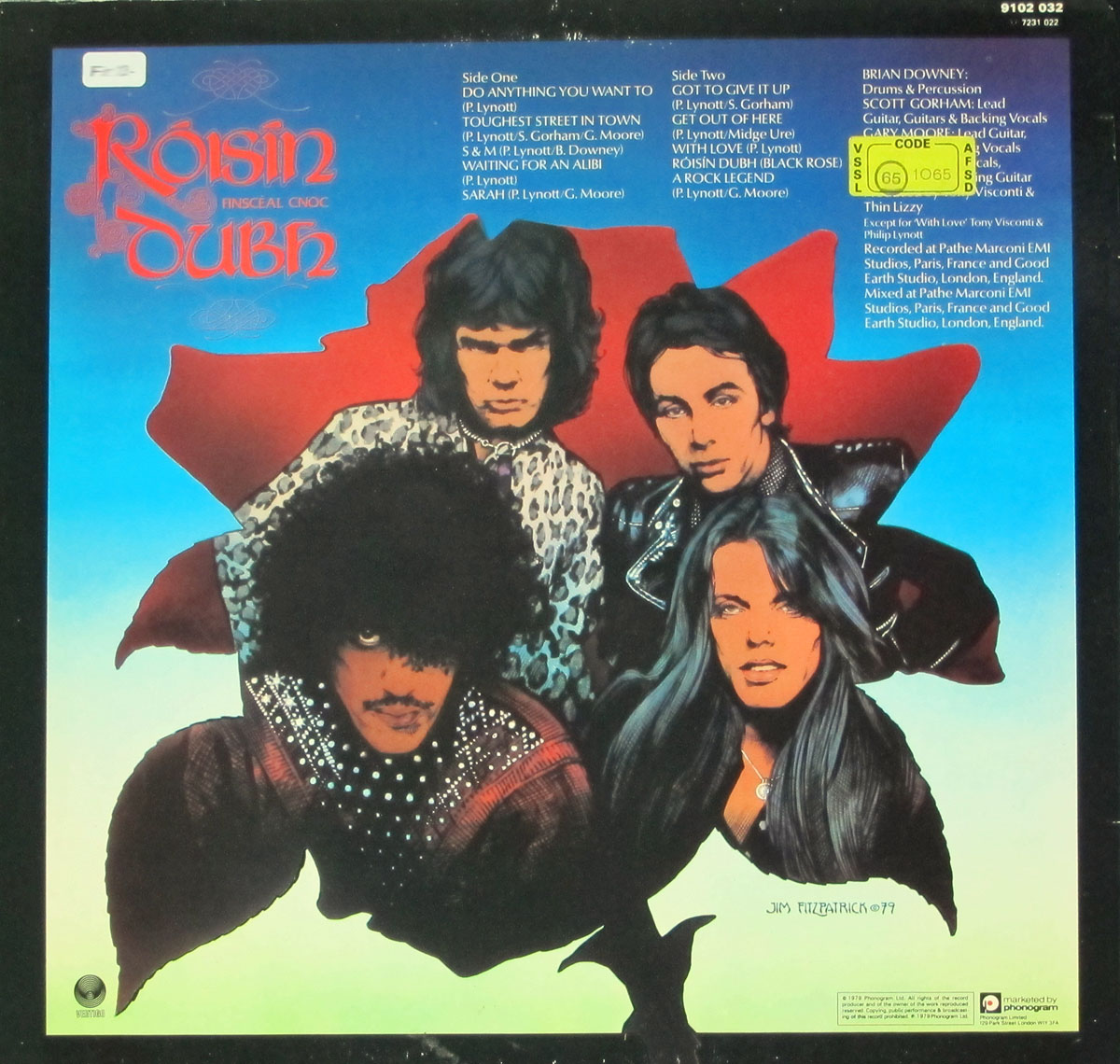 High Resolution Photo #2 THIN LIZZY Black Rose Rock Legend